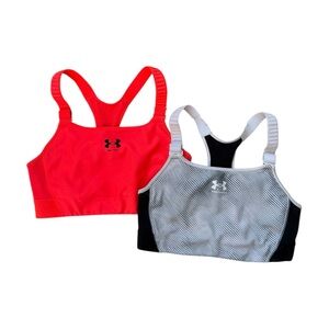 Under Armour Bundle (2 Pieces) Racerback Sports Bras Size Medium